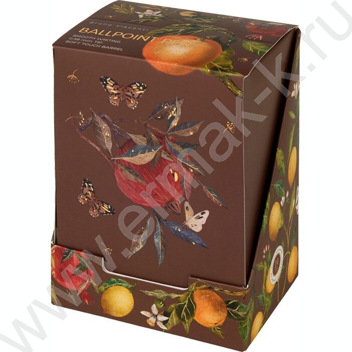 Ручка шар HappyWrite.Flora.Paradise синяя 0,38мм /корпус SOFT TOUCH NEW | Фото 3