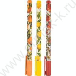 Ручка гелевая черная 0,38мм "UniWrite.Flora.Paradise" /корпус SOFT TOUCH NEW | Фото 2