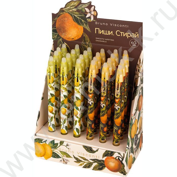 Ручка гелевая со стираемыми чернилами авт. синяя 0,5мм DeleteSlimClick.Flora.Paradise /корпус SO NEW | Фото 8