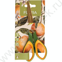 Ножницы 16см Flora.Paradise.Oranges /с золотыми лезвиями NEW | Фото 3