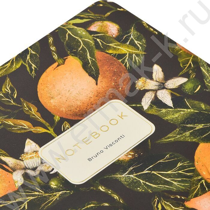 Тетрадь  40л клетка "Flora.Paradaise.Oranges" 70 г/м2 бежевая бумага NEW | Фото 6