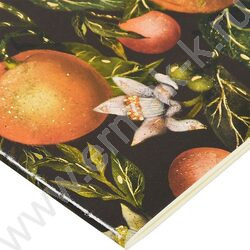 Тетрадь  32л А6 линейка "Flora.Paradaise.Oranges" 70 г/м2 бежевая бумага NEW | Фото 6