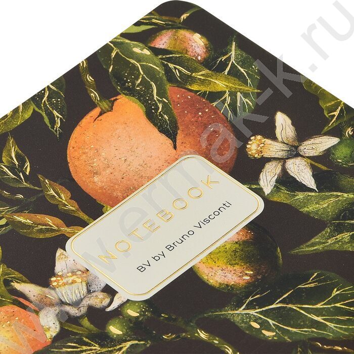 Тетрадь  32л А6 линейка "Flora.Paradaise.Oranges" 70 г/м2 бежевая бумага NEW | Фото 7