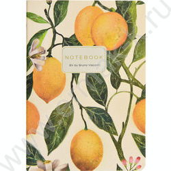 Тетрадь  32л А6 линейка "Flora.Paradaise.Лимоны" 70 г/м2 бежевая бумага NEW | Фото 2