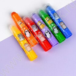 Мелки гелевые 24шт ассорти с акварельным эффектом NEW | Фото 6