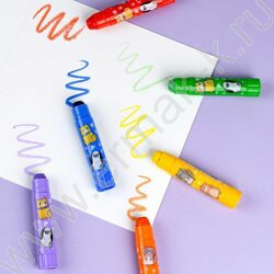 Мелки гелевые 24шт ассорти с акварельным эффектом NEW | Фото 8