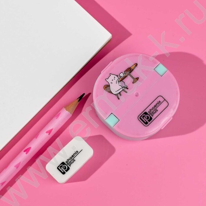 Ластик фигурный "Котокафе" с роликом и контейнером NEW | Фото 7