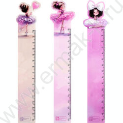 Закладка-линейка "Балерина" 15см набор 3шт NEW | Фото 1