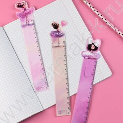 Закладка-линейка "Балерина" 15см набор 3шт NEW | Фото 4