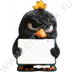 Доска магнитная c полем для рисования и письма + 1маркер,мел.бумага Опасный птенец/201*316мм NEW | Фото 2