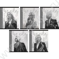 Тетрадь  48л клетка "Город" /мел.карт. /ассорти NEW | Фото 1