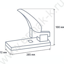 Степлер №23/6, 23/8, 23/10, 23/13  100л настольный, черный NEW | Фото 8