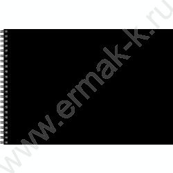 Альбом д/рисования-спираль 40л "Стильный чёрный" ассорти NEW | Фото 1