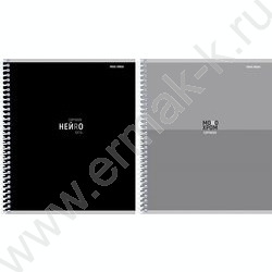 Тетрадь  48л клетка/спираль "Монохромный дизайн-1" ассорти NEW | Фото 1