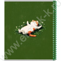 Тетрадь  96л клетка/спираль "Солнечные котики" ассорти NEW | Фото 4
