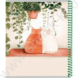 Тетрадь  96л клетка/спираль "Солнечные котики" ассорти NEW | Фото 6