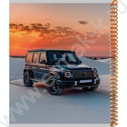 Тетрадь  96л клетка/спираль "Чёрный автомобиль" ассорти NEW | Фото 4