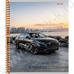 Тетрадь  96л клетка/спираль "Чёрный автомобиль" ассорти NEW | Фото 5