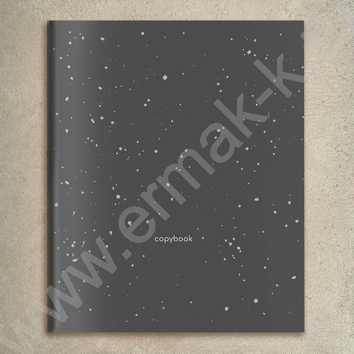 Тетрадь  48л клетка "Оттенки серого-3" /софт-тач/ ассорти NEW | Фото 2