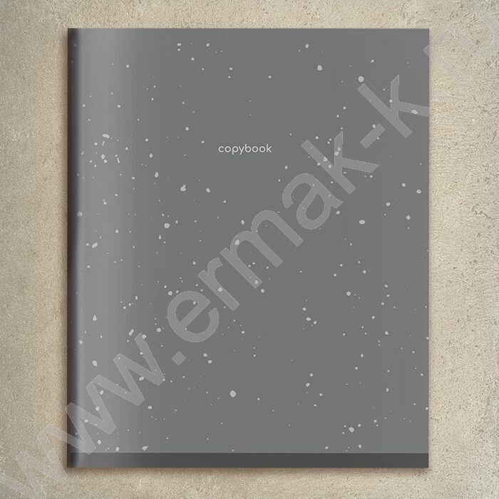 Тетрадь  48л клетка "Оттенки серого-3" /софт-тач/ ассорти NEW | Фото 3