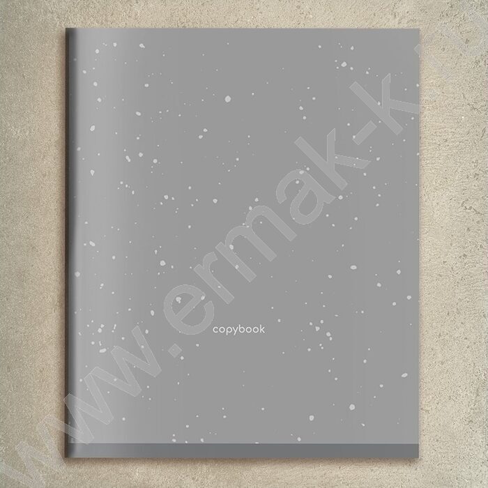 Тетрадь  48л клетка "Оттенки серого-3" /софт-тач/ ассорти NEW | Фото 5