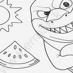 Раскраска А4 Весёлый Брейнрот NEW | Фото 6