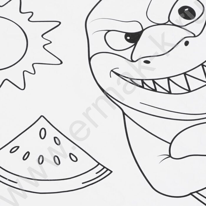 Раскраска А4 Весёлый Брейнрот NEW | Фото 6