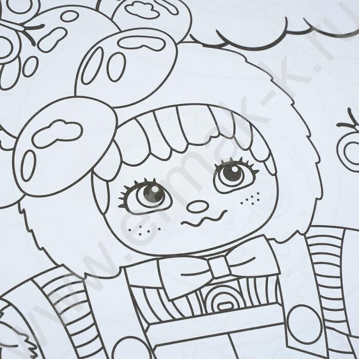 Раскраска А4 Бомбическая раскраска.Озорные малыши NEW | Фото 6