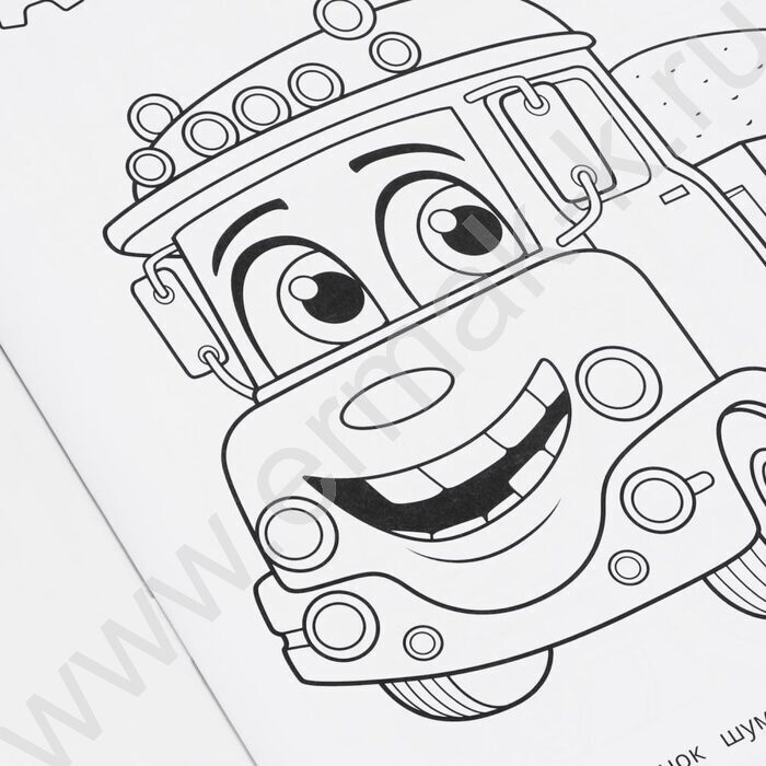 Раскраска А4 Полезные машинки NEW | Фото 6