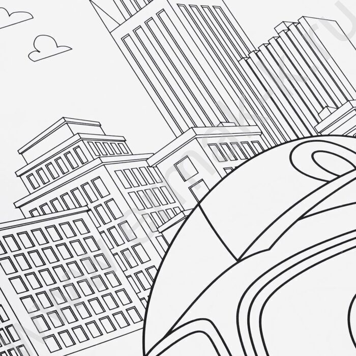 Раскраска А4 Полезные машинки NEW | Фото 6