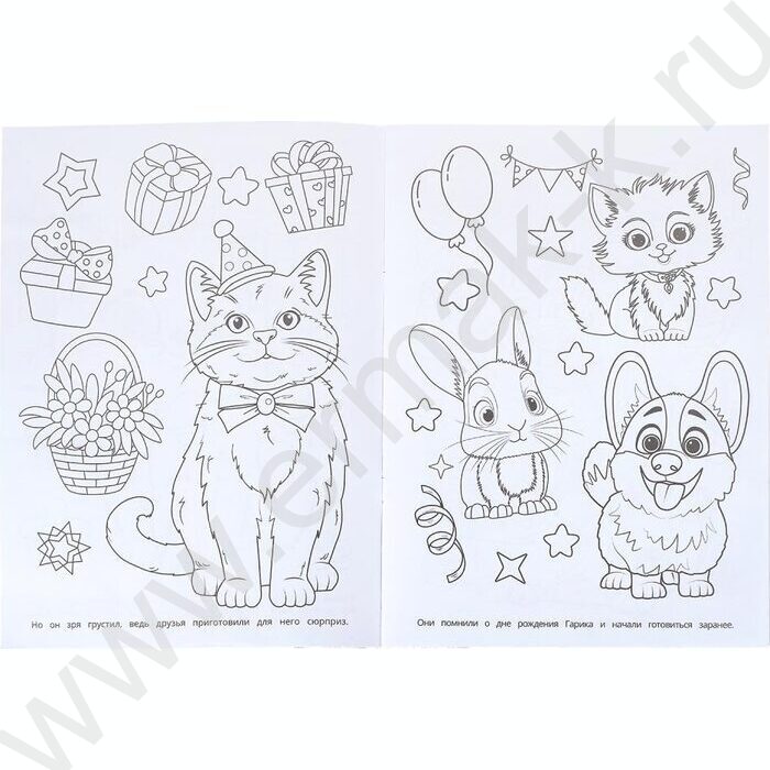 Раскраска А4 Пушистые затейники NEW | Фото 3