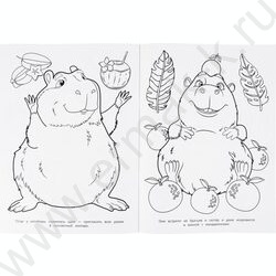 Раскраска А4 Чудесные гости NEW | Фото 5