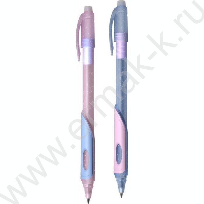 Ручка гелевая Пиши-Стирай 0,5мм синяя ErgoLine® Magic Stick&Grip Milky NEW | Фото 1