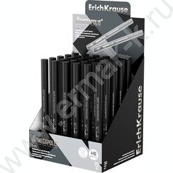 Грифель ч/гр 0,5мм HB Megapolis Soft /15шт NEW | Фото 3