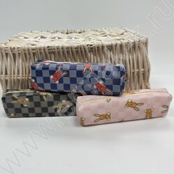 Пенал-косметичка 20*6*7см., "Зайцы" /полиэстер, ассорти | Фото 3