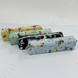 Пенал-косметичка 20*6*7см., "Бабочки" /полиэстер, ассорти | Фото 1