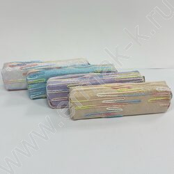 Пенал-косметичка 20*6*7см., блестки /полиэстер, ассорти | Фото 1