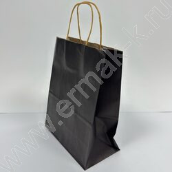 Пакет крафт 27*21*11см. /120гр. /черный | Фото 2