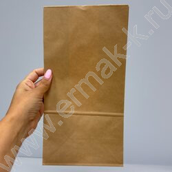 Пакет крафт без ручки 28*15*9см. /120гр. | Фото 3