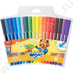 Фломастеры  18цв Colorwow /вентилируемый колпачек /смываемые /европодвес NEW | Фото 2