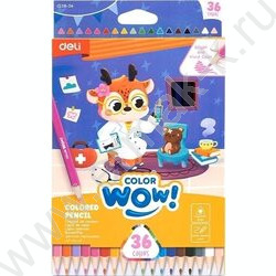 Карандаши  36цв Colorwow, Ø3мм /трехгранные /карт.кор./европодвес NEW | Фото 1