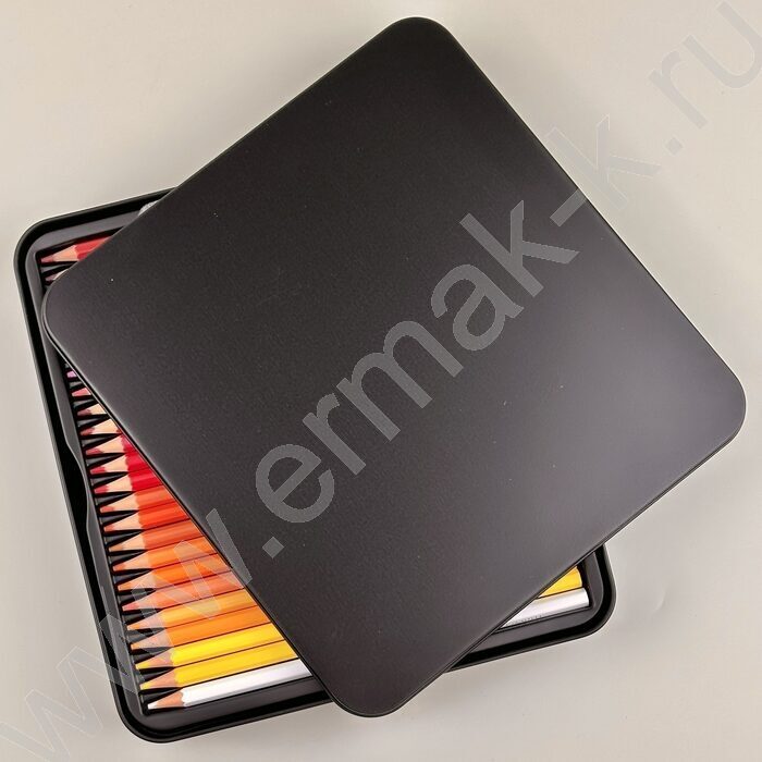 Карандаши пластиковые 72цв Flora.Пионы.Поздравляю /метал.коробка NEW | Фото 7