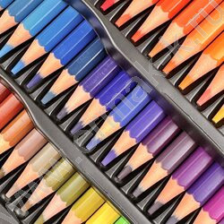 Карандаши пластиковые 72цв Flora.Пионы.Поздравляю /метал.коробка NEW | Фото 9