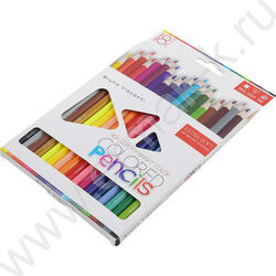 Карандаши пластиковые 18цв Bright colors NEW | Фото 2