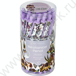 Карандаш механический 0,7мм с ластиком Flora.Ирисы NEW | Фото 4