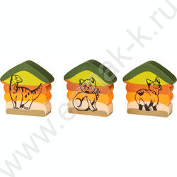 Ластик FunGraphix. Домики ассорти NEW | Фото 1