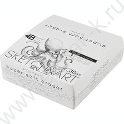 Ластик художественный Sketch&Art 4В черный NEW | Фото 5