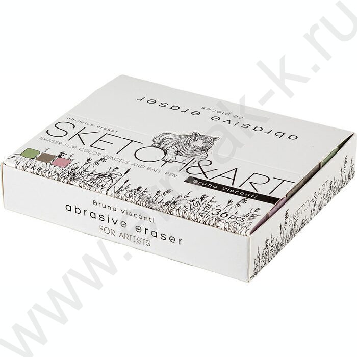 Ластик художественный Sketch&Art Slim /абразивный- д/ручки и карандаша NEW | Фото 4