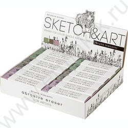 Ластик художественный Sketch&Art Slim /абразивный- д/ручки и карандаша NEW | Фото 5