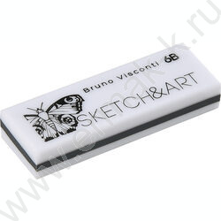 Ластик художественный Sketch&Art супермягкий 6B NEW | Фото 1